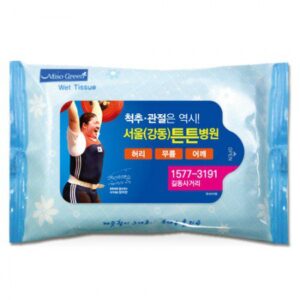 홍보용 물티슈 제작 – 블루형 물티슈 판촉물 20매