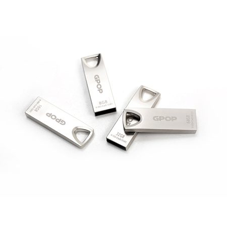 USB 기념품 - 지피오피 샤인실버 메탈 USB 메모리 16G 대표이미지
