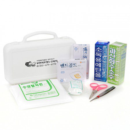 미니 구급함제작 닥터007 4호 9종 병원판촉물