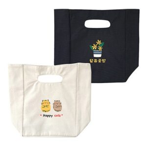 에코백 제작 모모카멜 손가방 에코백 33x22x12cm(HE13)