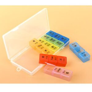 홍보물품제작 주간 약통 3호 알약케이스 21칸 약통