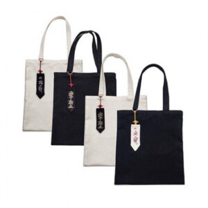 고급 자수 포켓 에코백제작