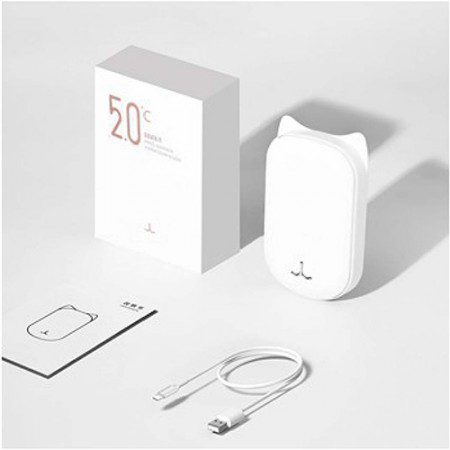 고양이캐릭터 3600mAh 휴대용 손난로 보조배터리 기념품제작 대표이미지