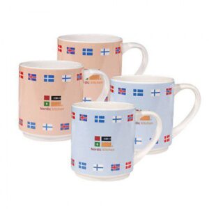 노르딕키친 레트로 머그컵제작 4p세트