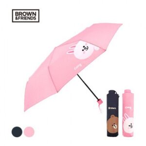 라인프렌즈 3단 수동우산 빼꼼 홍보물품제작