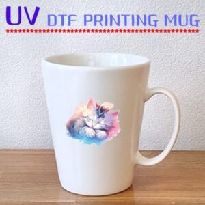 머그컵제작 드망즈 UV DTF필름인쇄머그 프렌치