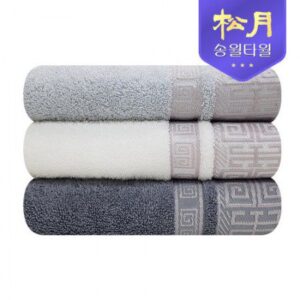 송월타올 격자68 바스타올 수건답례품 제작