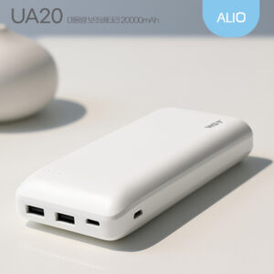 ALIO UA20 20000mAh 보조배터리 각인 제작 듀얼충전