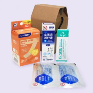구급상자 대용량 데일밴드제작 80매 5종세트 병원판촉물