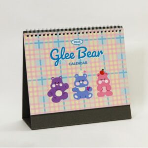 달력제작 2026 글리베어 탁상형 캘린더 기성,박인쇄