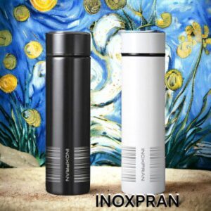 당일 텀블러 인쇄 출고 이녹스프랑 LED온도계 450ml 홍보물품제작