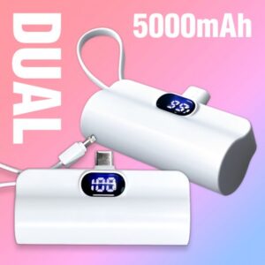 디스플레이 도킹형 듀얼 보조배터리 각인 제작 5000mAh