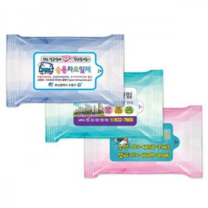 물티슈제작 아이스 3종 렌덤(유광) 물향기 업소용물티슈 10매용