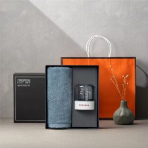 송월타올 프리미엄 선물 세트 수건 기념품제작 송월 라이트 무지40 1P + 쓰리세븐 KR-050C 손톱깎이 세트 1P