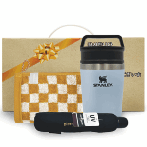 안심생활건강세트 35호 스탠리 텀블러 미니 머그컵+3단UV우산+체스핸드타올 홍보물품제작