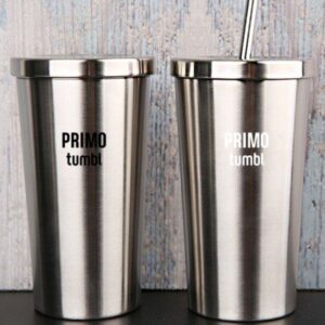 앰버 이중스텐 빨대 텀블러 판촉물 대용량-550ml 인쇄 제작