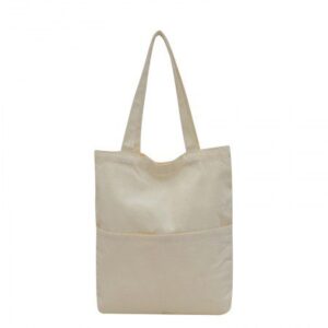 에코백제작 포켓 무지 캔버스백