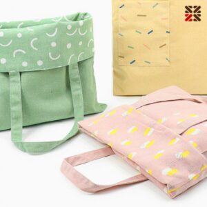 에코백제작 포켓패턴 양면에코가방 단체선물추천