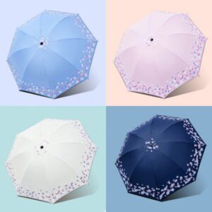 우산제작 루티네 플라워 수동 암막 양우산