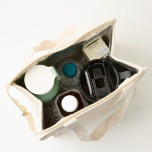 친환경인증 보냉 조르개 에코백판촉물 M자형,지퍼 제작