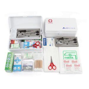 하모니 구급함세트 제작 中 기구종합세트 15호B형