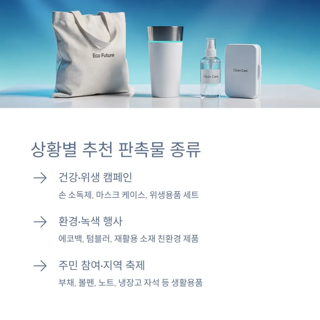 관공서 판촉물 제작 공공기관 보건소 판촉물