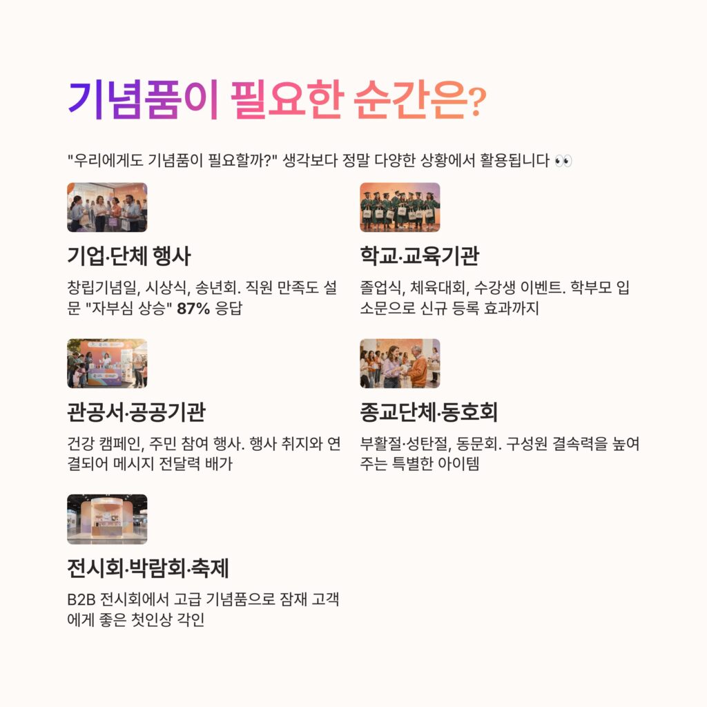 기념품 제작 - 단체선물, 회사굿즈, 소량 주문제작에 탁월한 NO.1 쇼핑몰 추천 • 판촉물제작 판촉물백화점