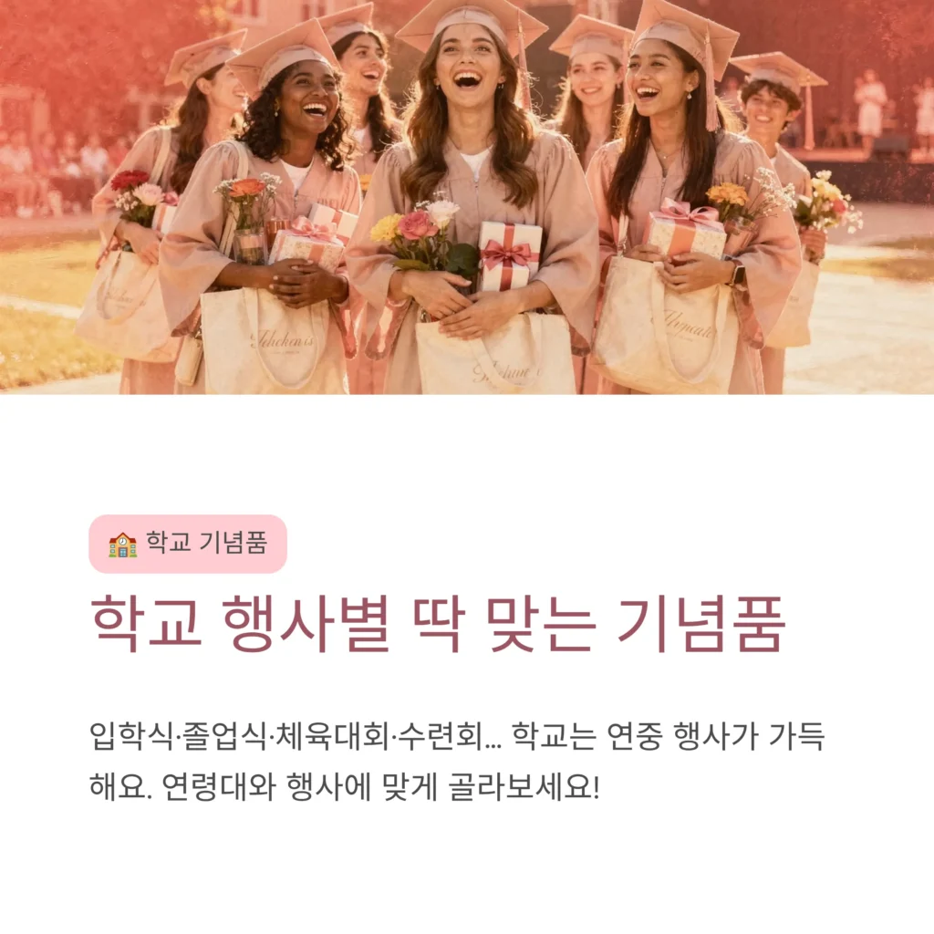 단체기념품 제작 학교 기념품