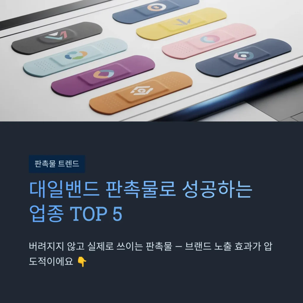 대일밴드 판촉물 일회용밴드 주문제작