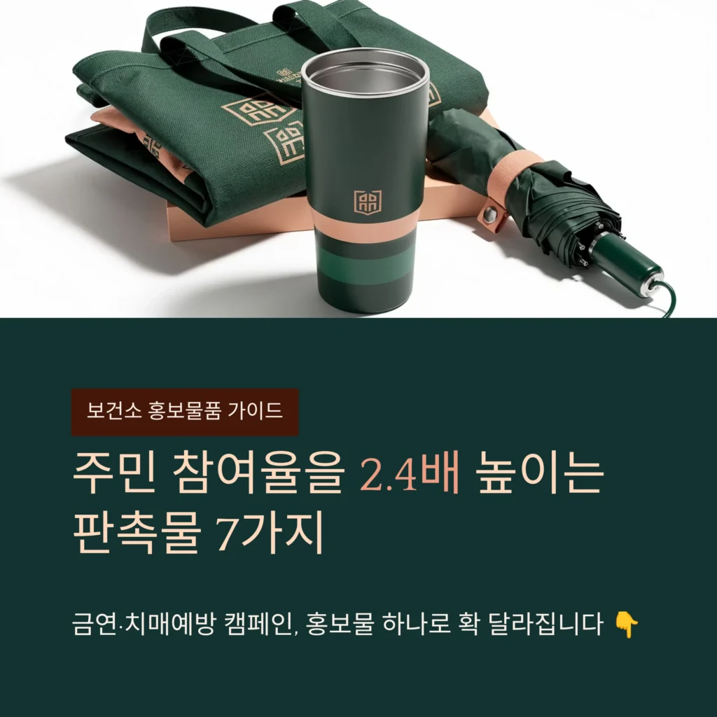 보건소 홍보물품 제작 저렴한 곳 