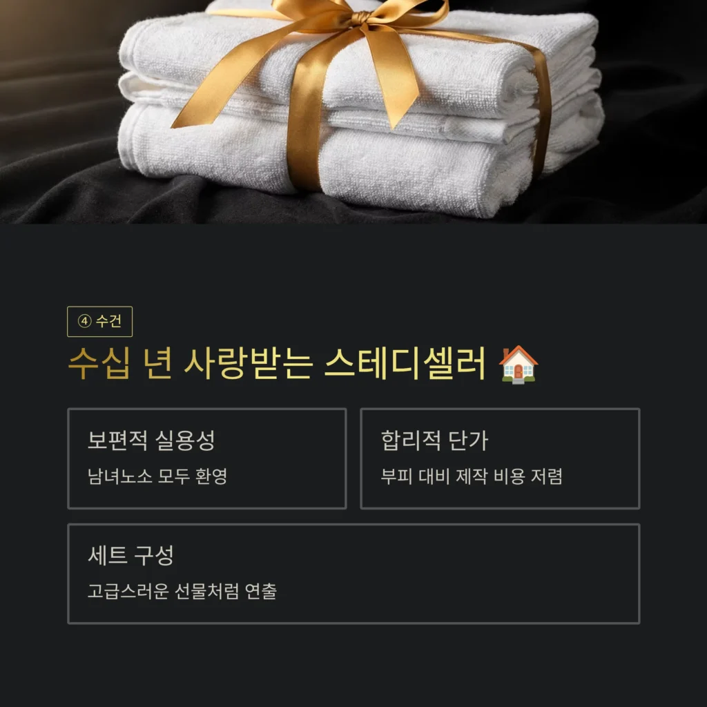 실용적인 답례품 호텔 수건 주문제작
칠순 답례 수건