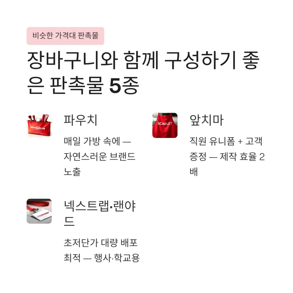 장바구니 판촉물 타포린 가방 기념품 제작