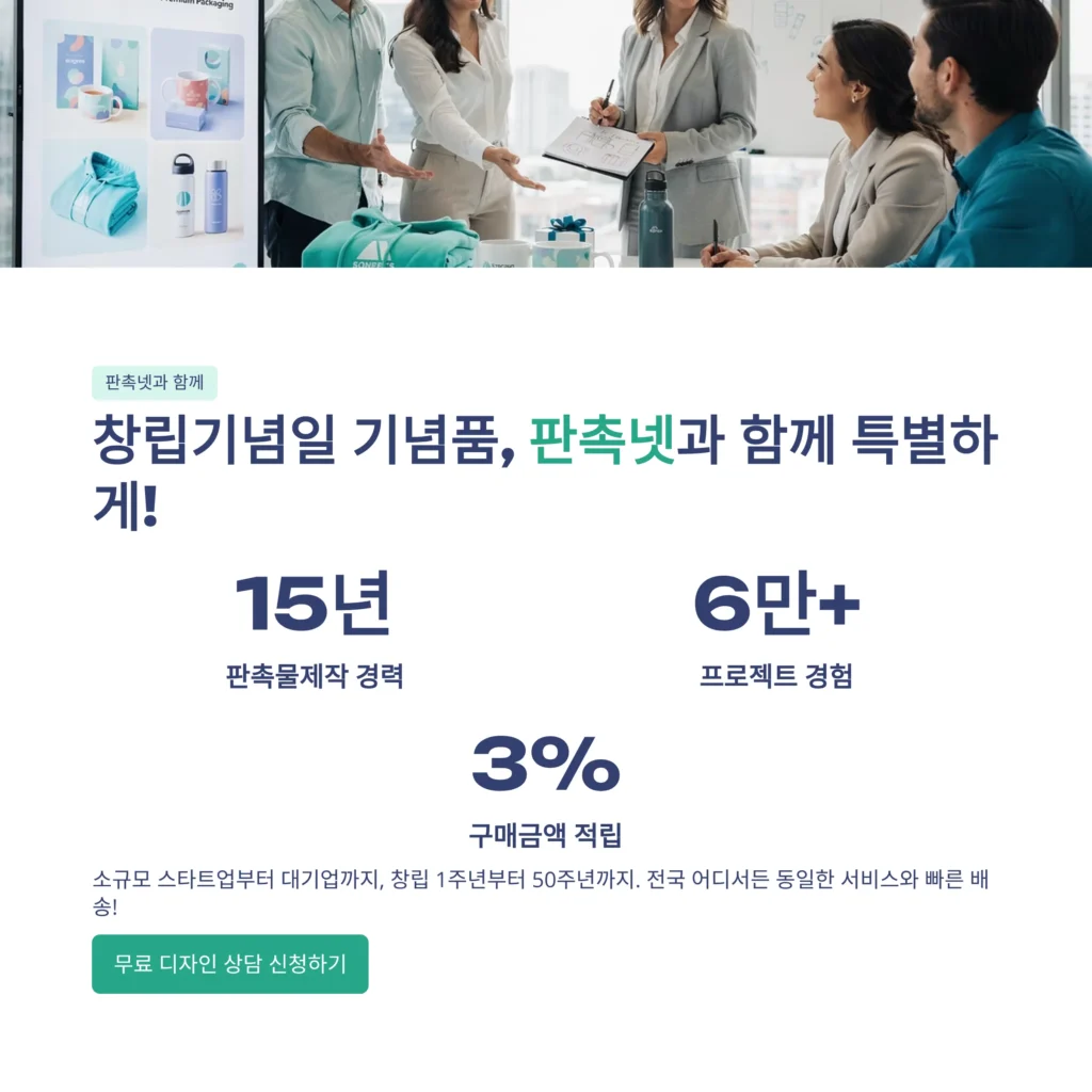 창립기념일 선물 주문제작 비용
