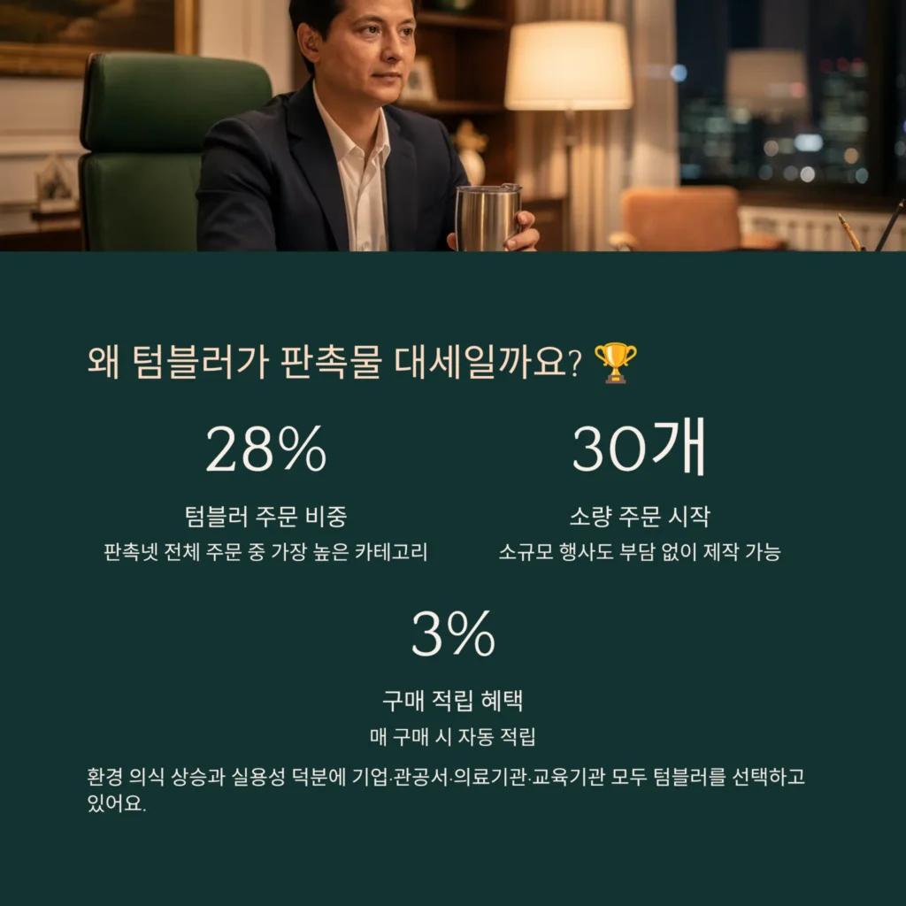텀블러 답례품 기업 기념품 창립기념일 선물 추천