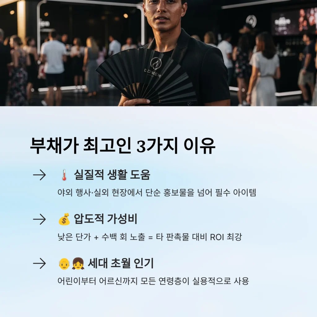 홍보 부채 제작 행사 기념품 단체 부채 만들기