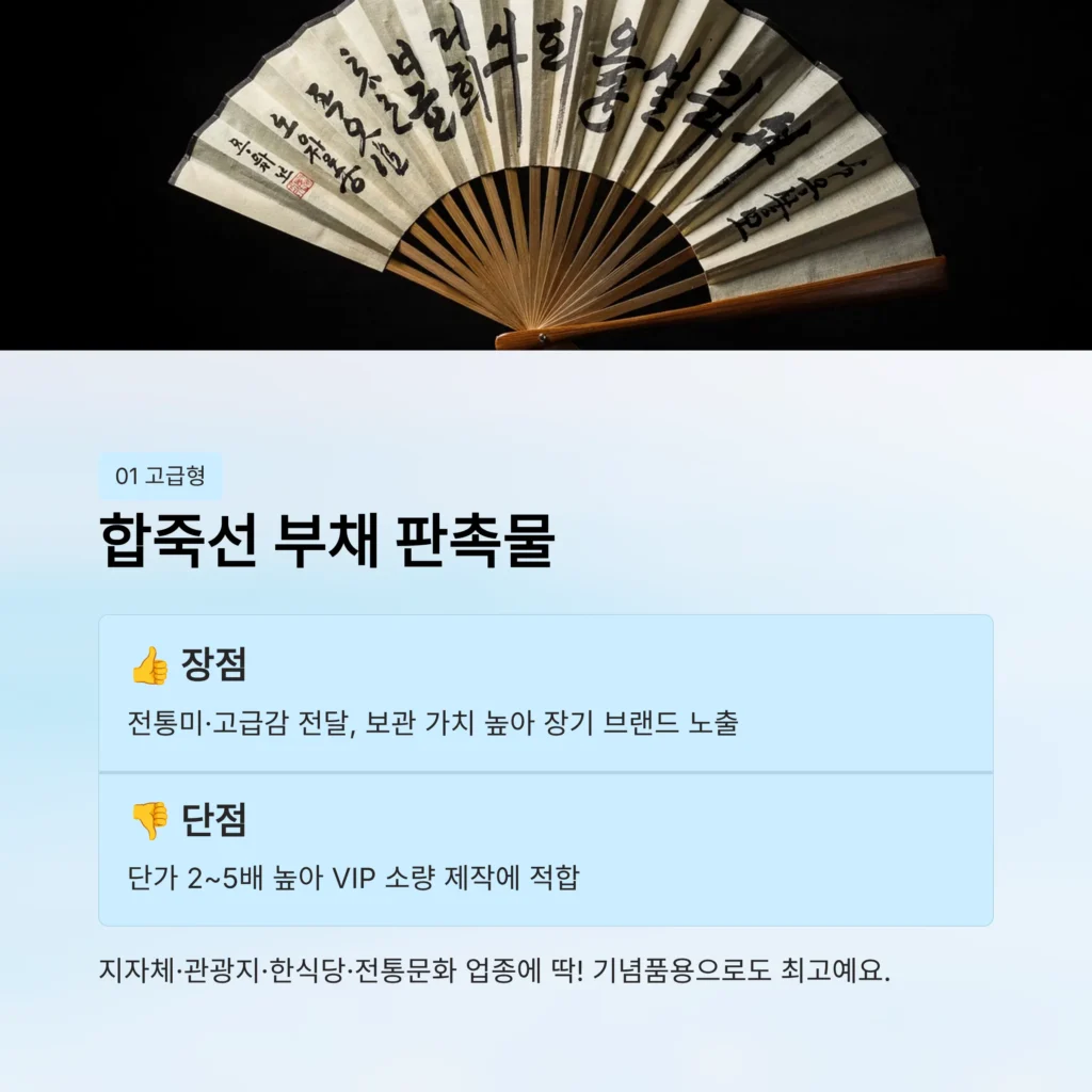 여름 판촉물 홍보 부채 제작 부채 기념품