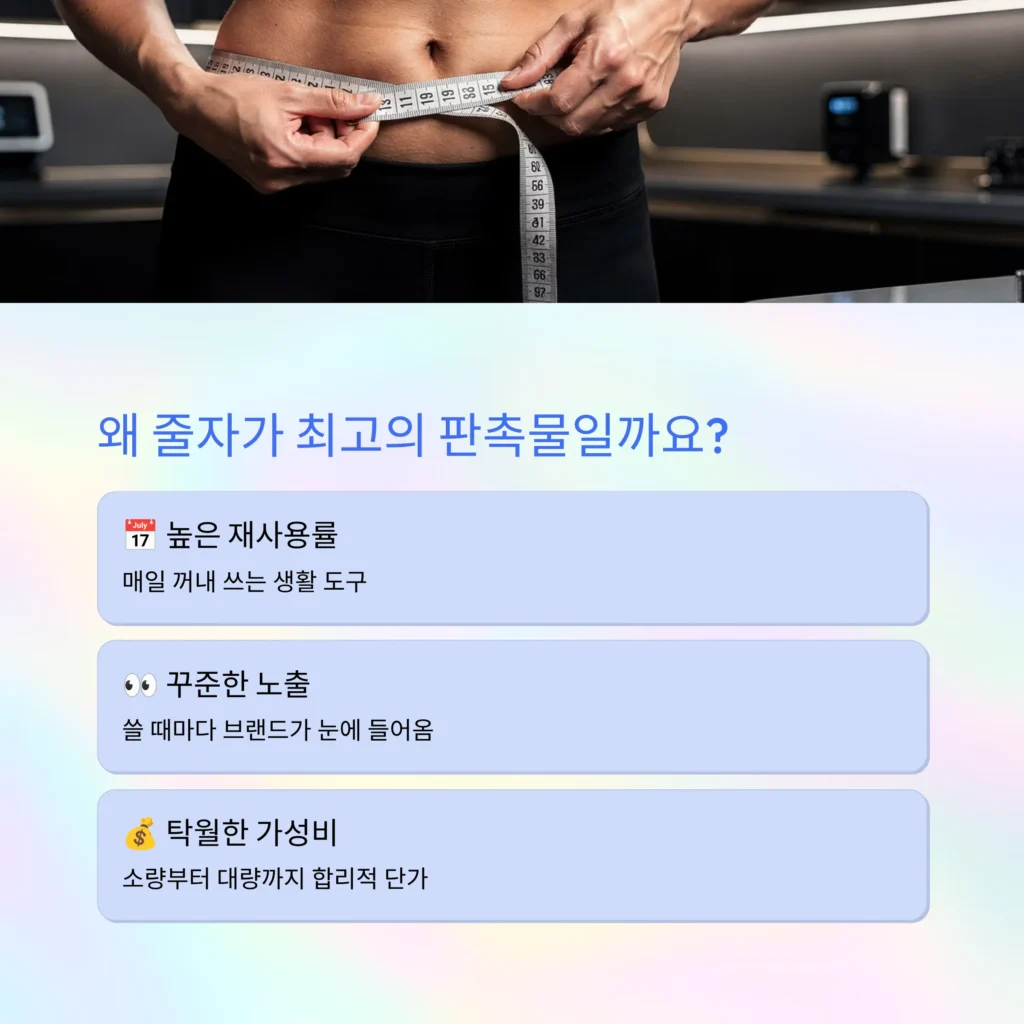 줄자 판촉물 제작 유치원 단체선물 추천