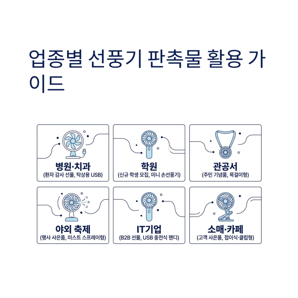 관공서 기념품 판촉물 선풍기 주문제작 로고인쇄